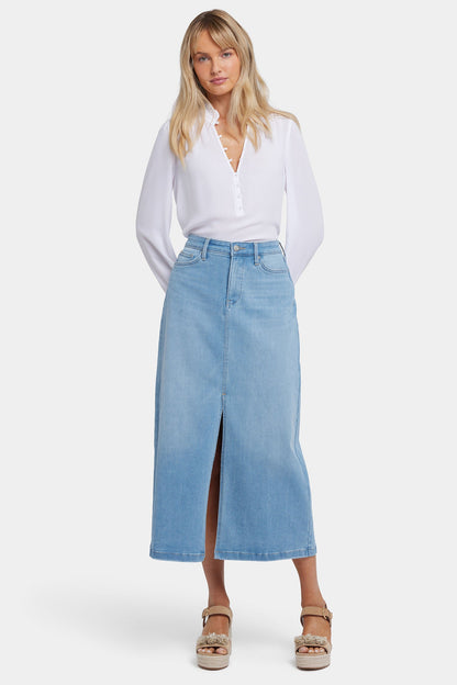 High Rise Long Skirt - Canary Beach