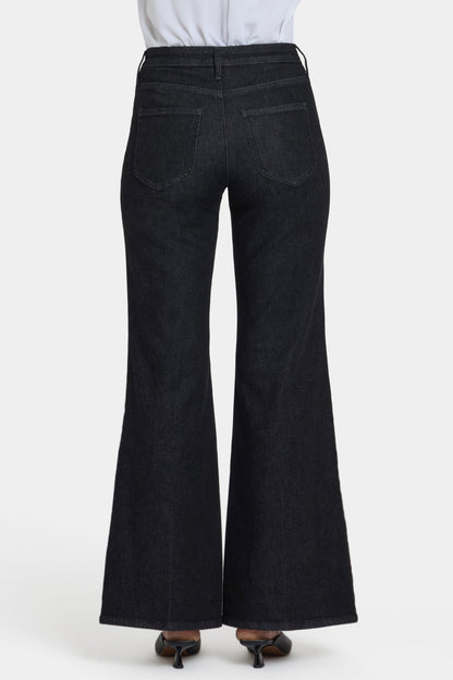 Mia Palazzo Jeans - Black Rinse