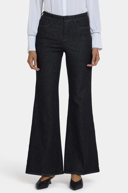 Mia Palazzo Jeans - Black Rinse