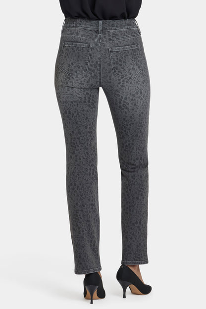 Marilyn Straight Jeans - Grey Daniela Ditsy
