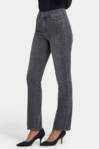 Marilyn Straight Jeans - Grey Daniela Ditsy