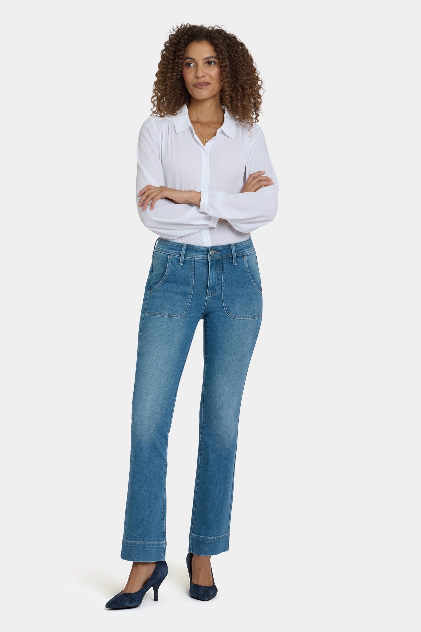 Barbara Bootcut Jeans - Avenue Blue