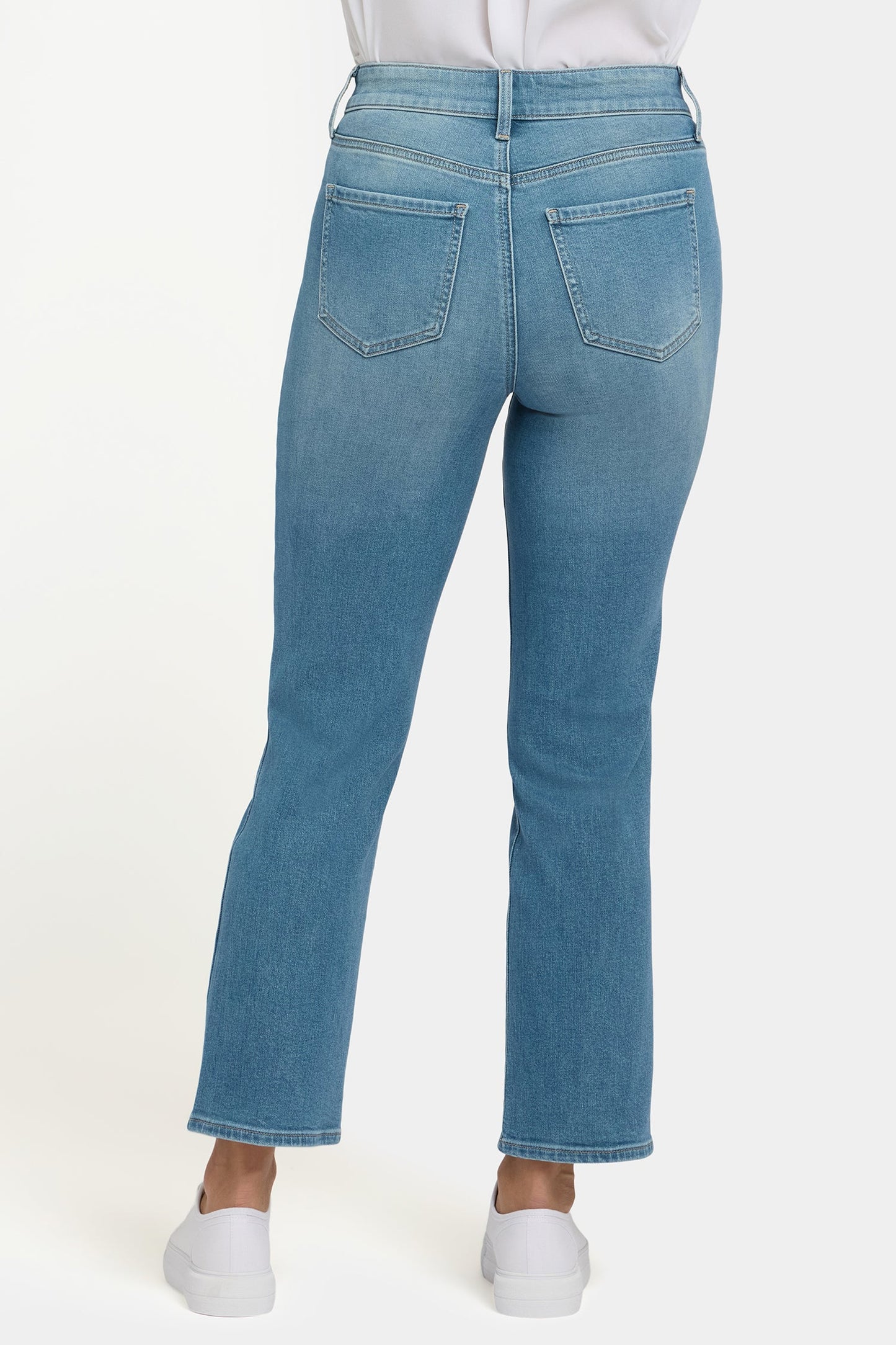 Marilyn Straight Ankle Jeans - Avenue Blue