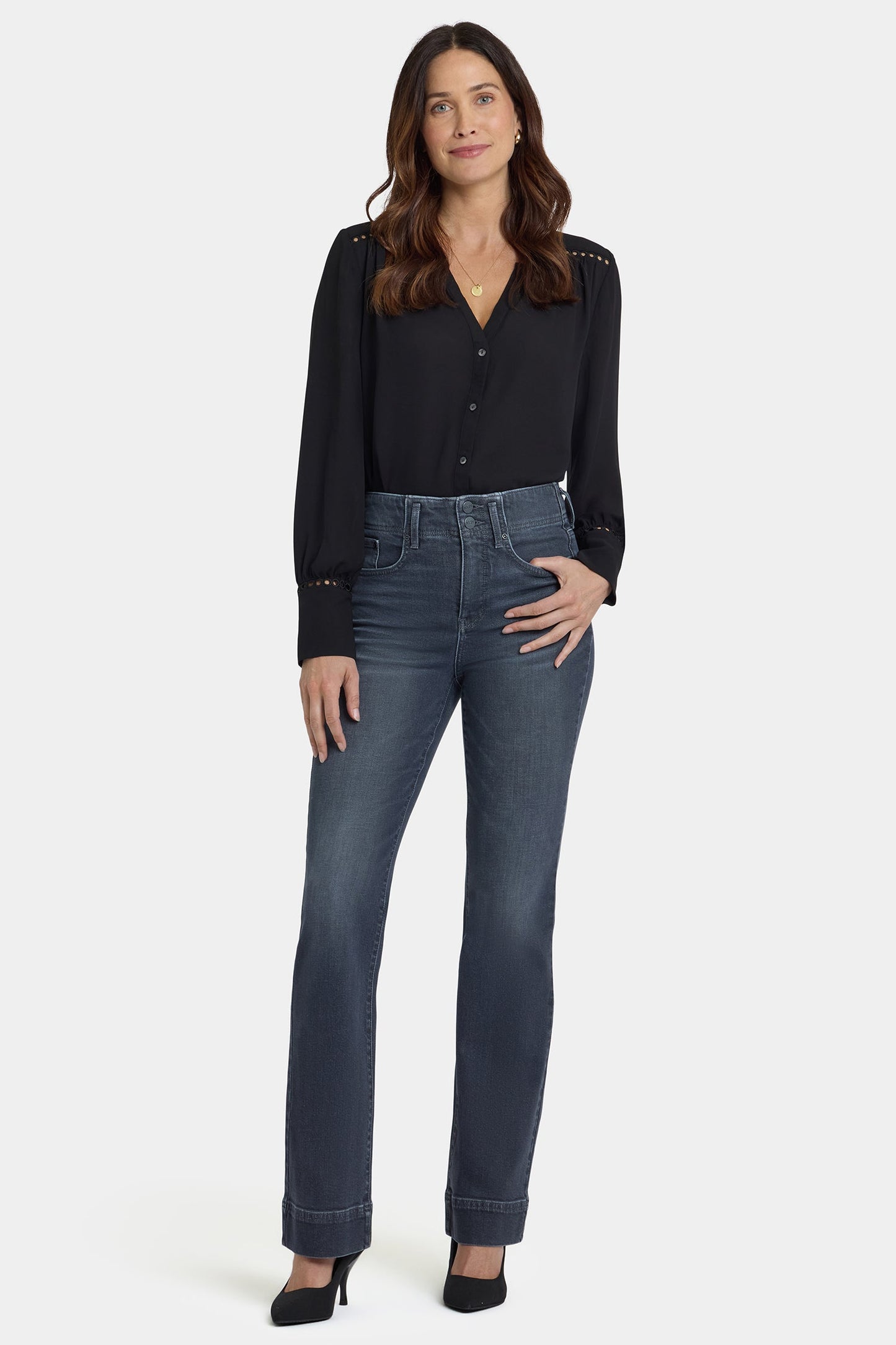 Barbara Bootcut Jeans - Graphite Hill