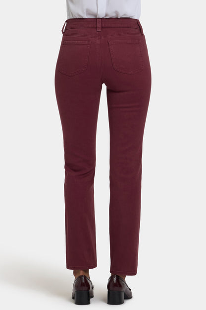 Marilyn Straight Jeans - Sienna Red