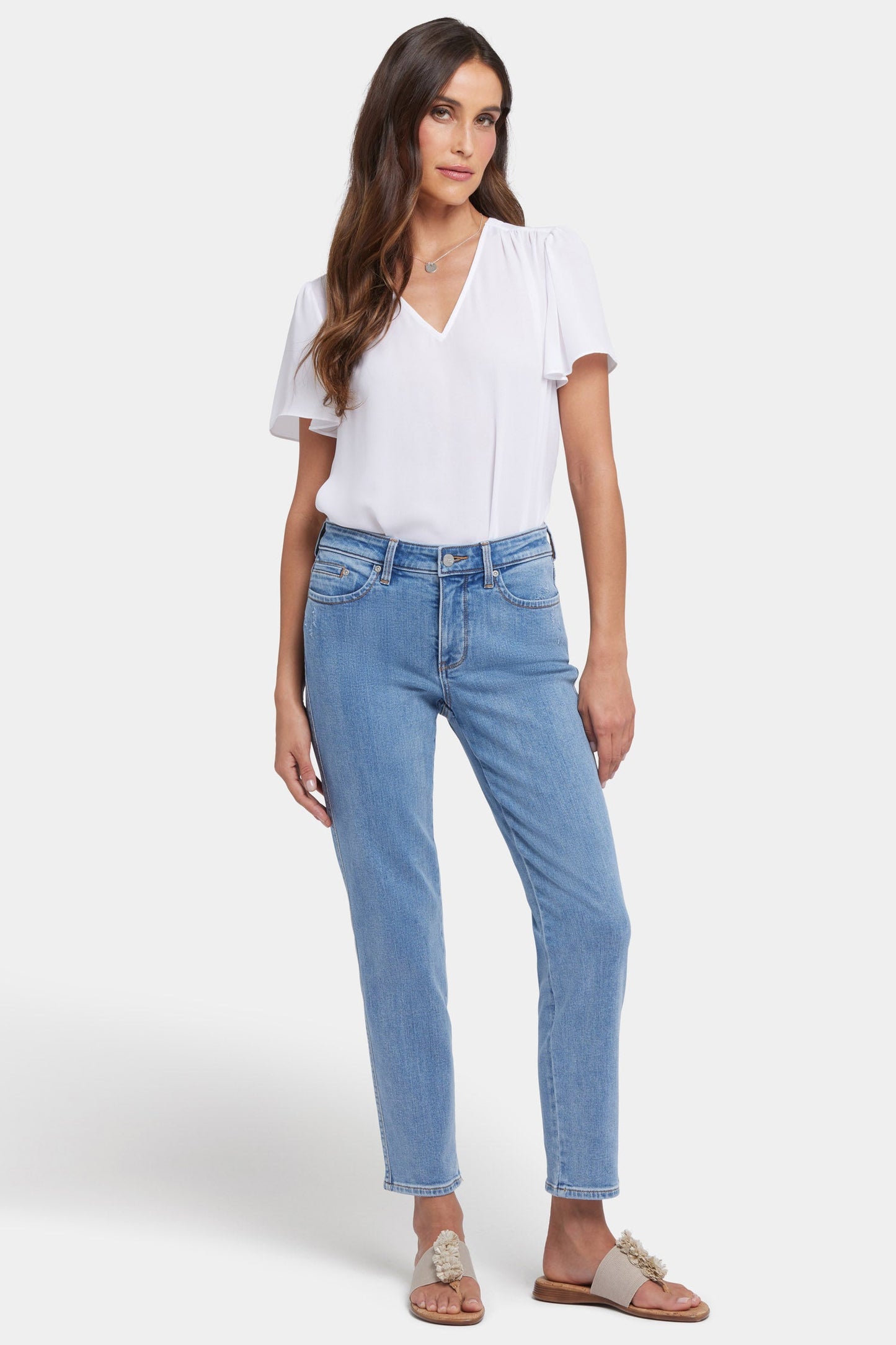Stella Tapered Ankle Jeans - Minorca Isle
