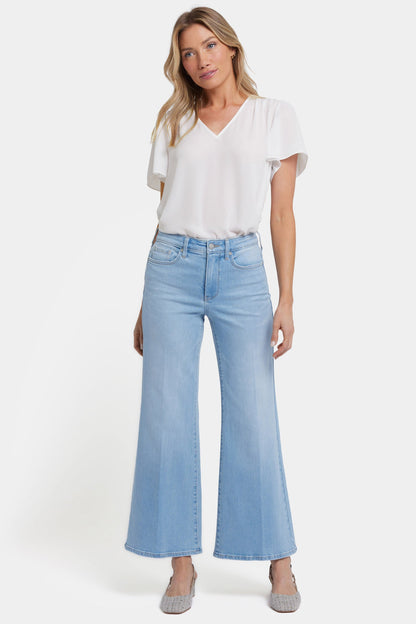 Mia Palazzo Ankle Jeans - Canary Beach