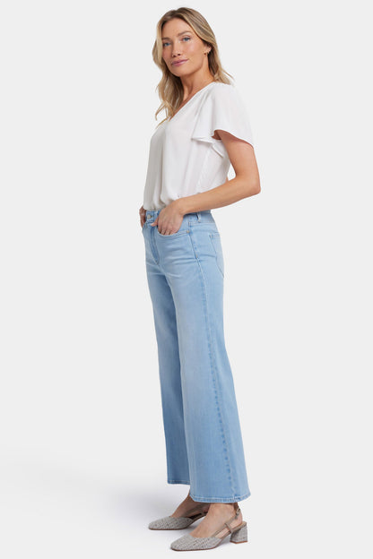 Mia Palazzo Ankle Jeans - Canary Beach
