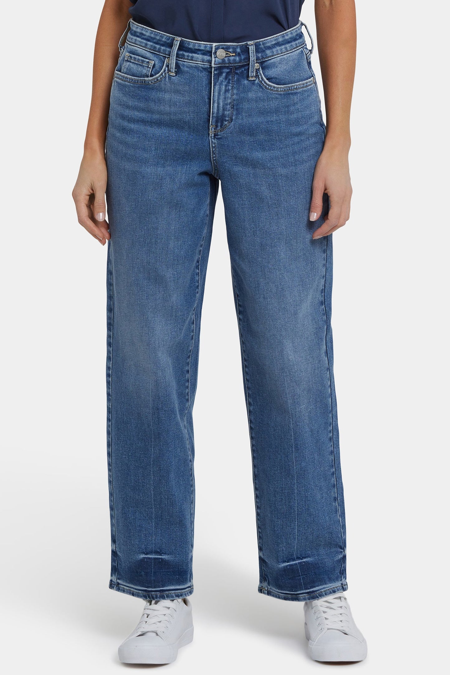 Jemma Barrel Jeans - Rainbow Blue