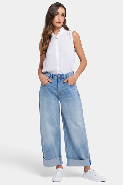Renee Baggy Wide Leg Jeans - Santiago Sea