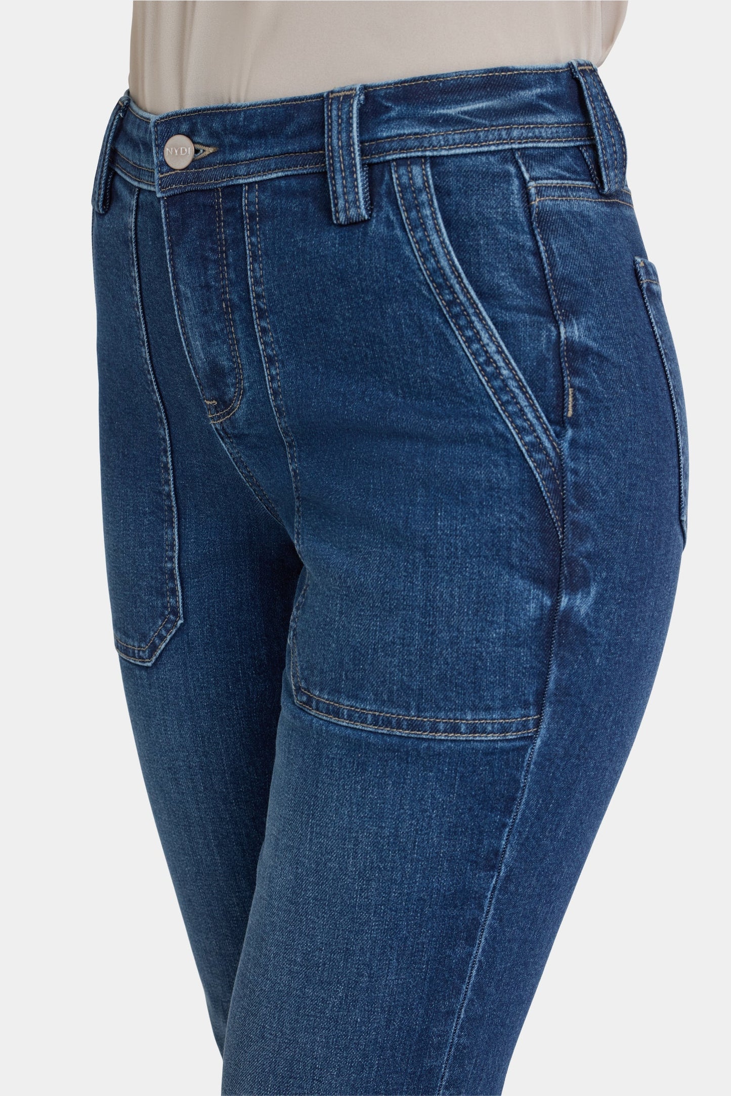 Margot Girlfriend Jeans - Vintage Lapis