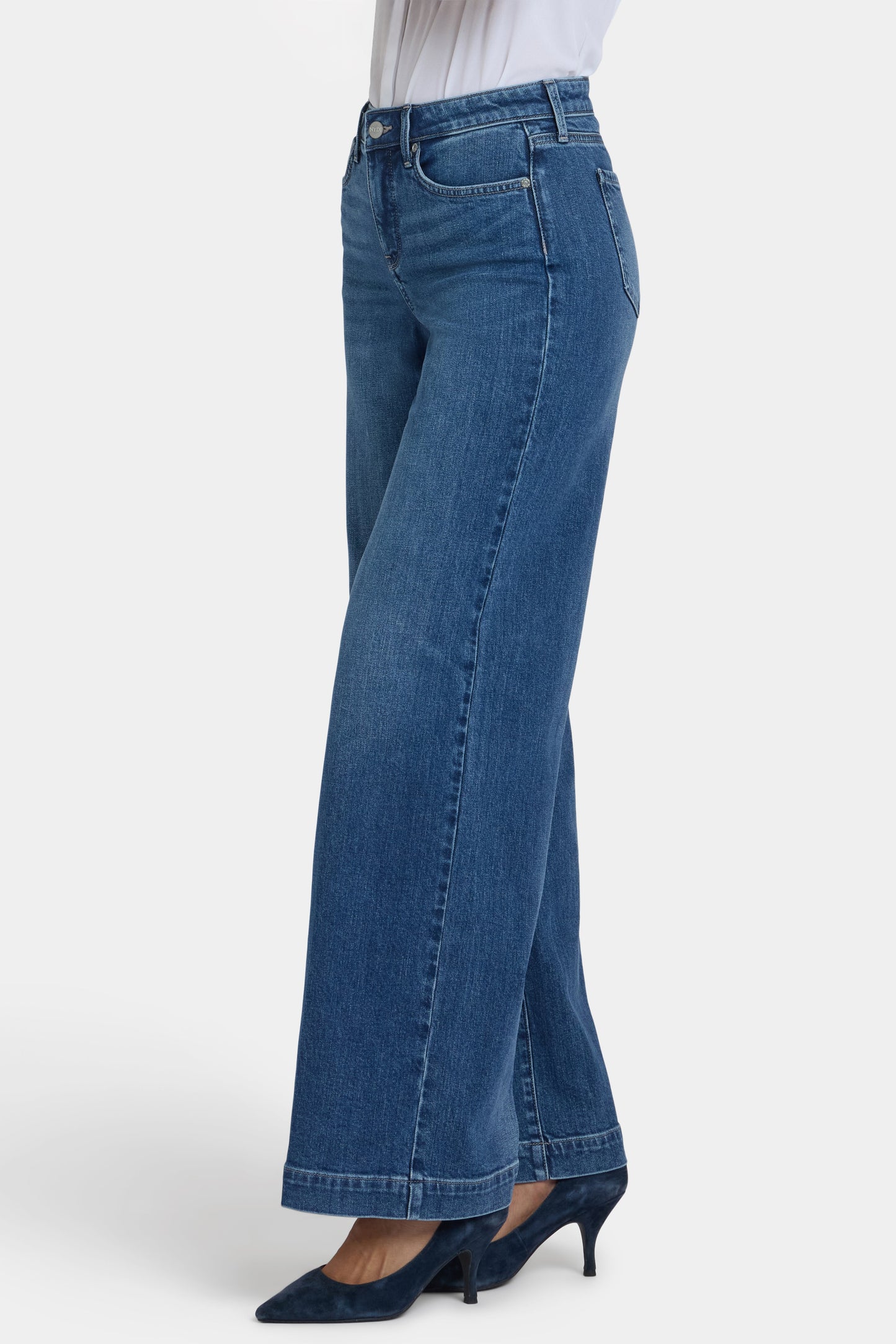 Teresa Wide Leg Jeans - Lake Notre-Dame