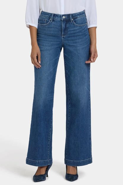 Teresa Wide Leg Jeans - Lake Notre-Dame