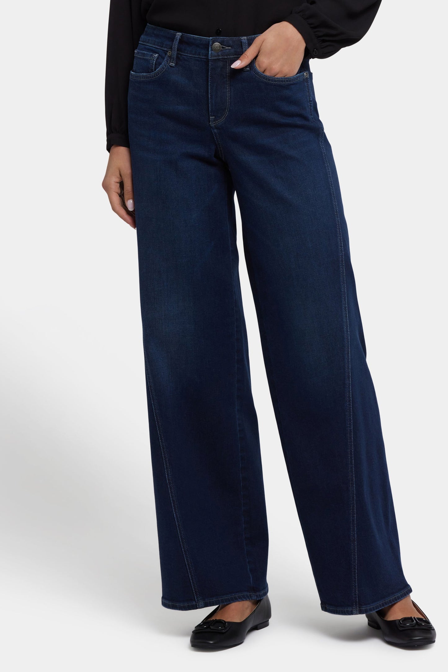 Teresa Wide Leg Jeans - Ink Skyline