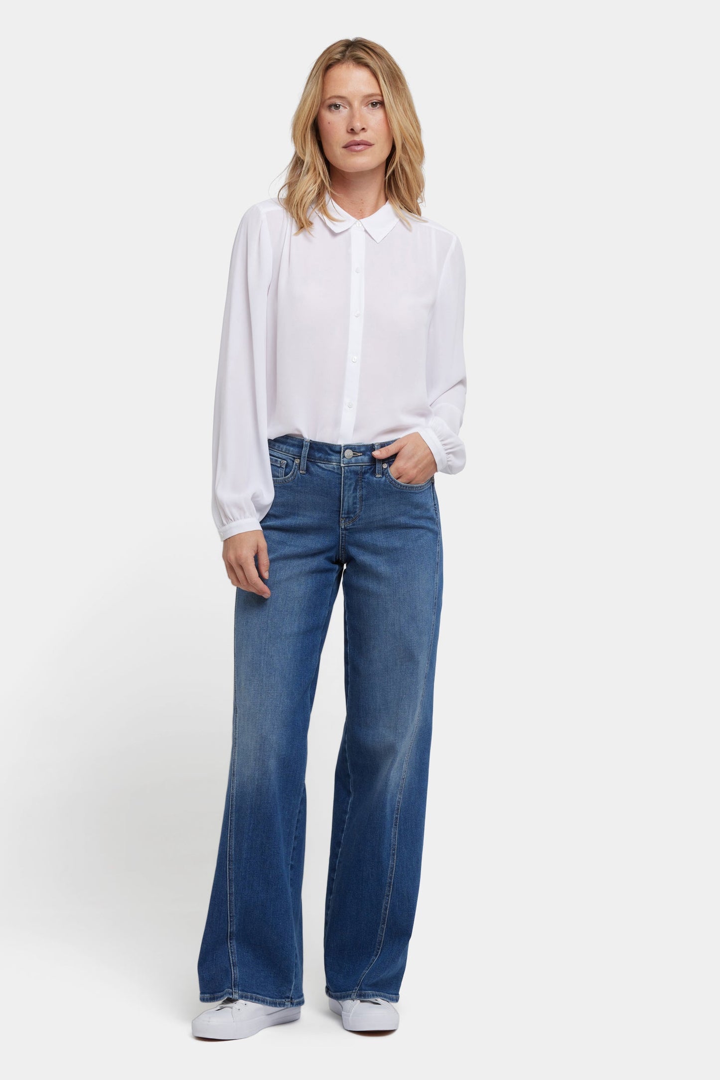 Teresa Wide Leg Jeans - Romantic Indigo