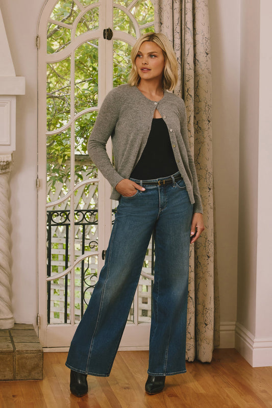 Teresa Wide Leg Jeans - Romantic Indigo