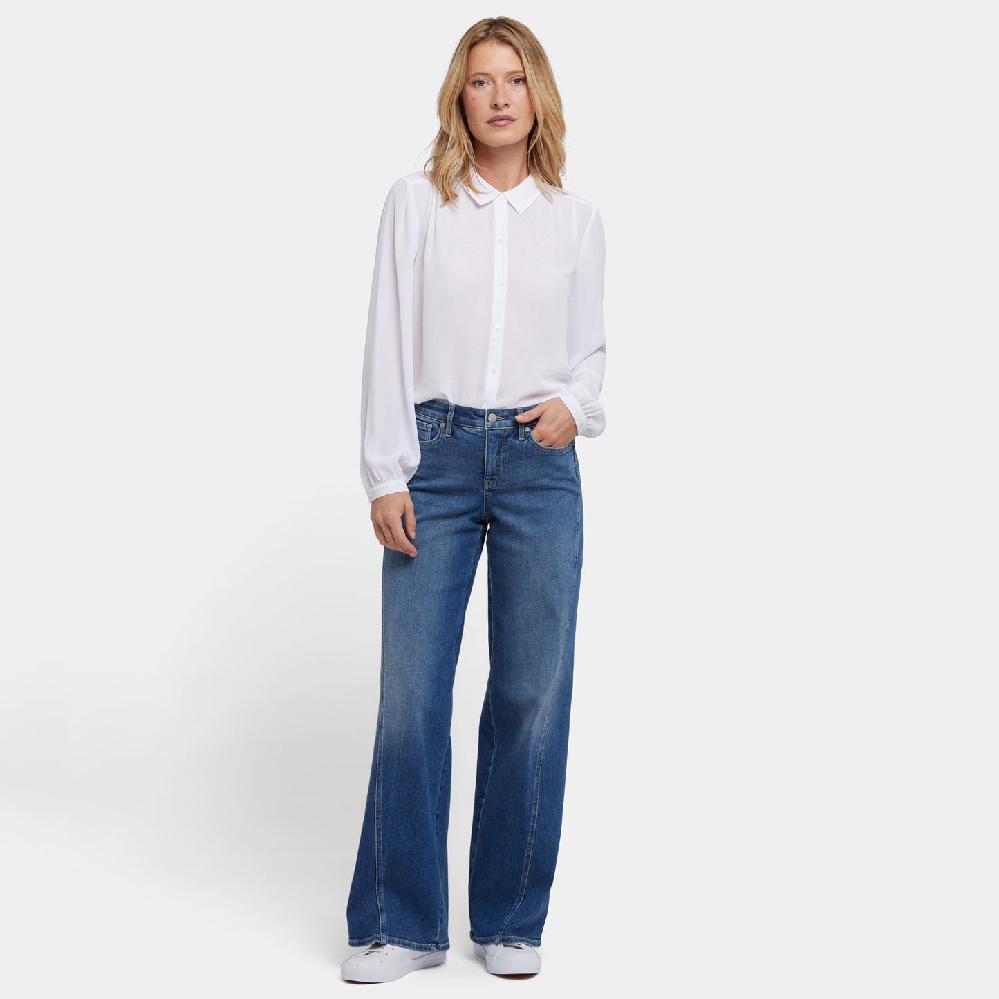 Teresa Wide Leg Jeans - Romantic Indigo
