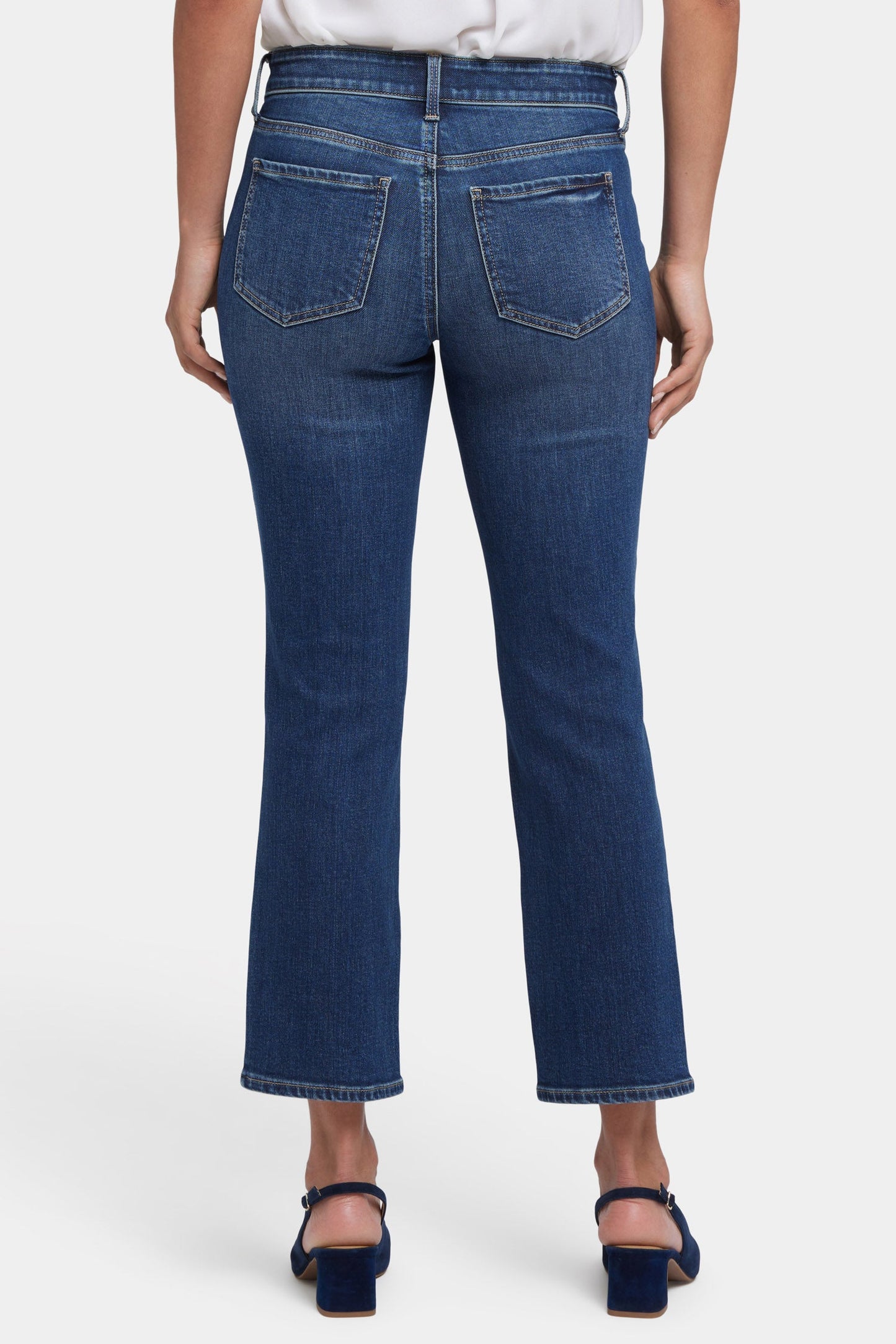Marilyn Straight Ankle Jeans - Rio Rapids