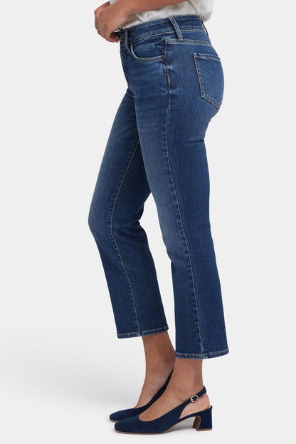 Marilyn Straight Ankle Jeans - Rio Rapids