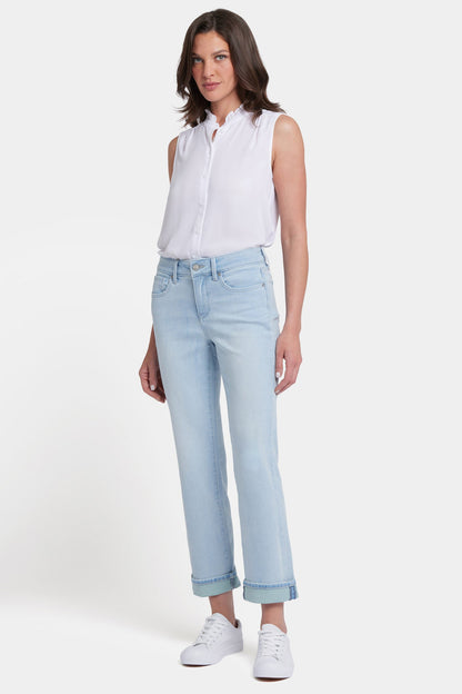 Marilyn Straight Ankle Jeans - Clear Waters