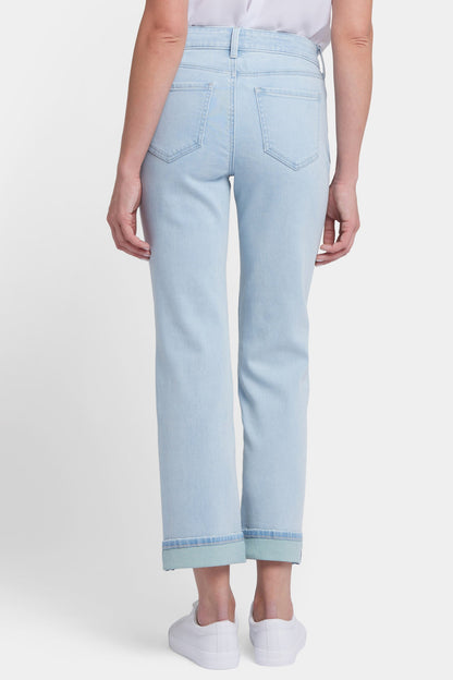 Marilyn Straight Ankle Jeans - Clear Waters