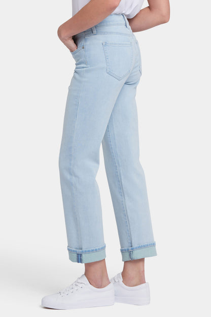 Marilyn Straight Ankle Jeans - Clear Waters