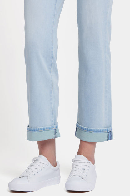 Marilyn Straight Ankle Jeans - Clear Waters