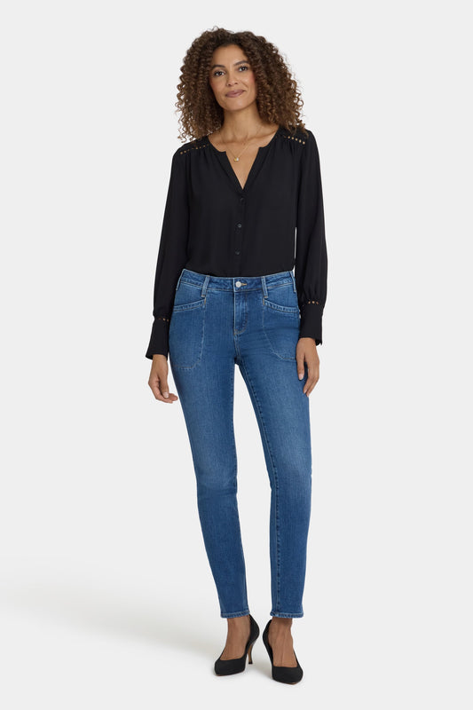 Sheri Slim Jeans - Opera Blue