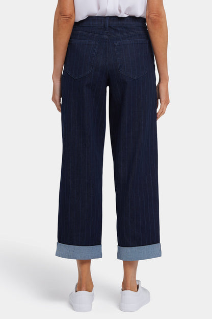 Jemma Barrel Ankle Jeans - Biscay Stripe