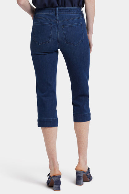 Marilyn Straight Crop Jeans - Ibiza Blues