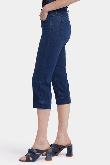 Marilyn Straight Crop Jeans - Ibiza Blues