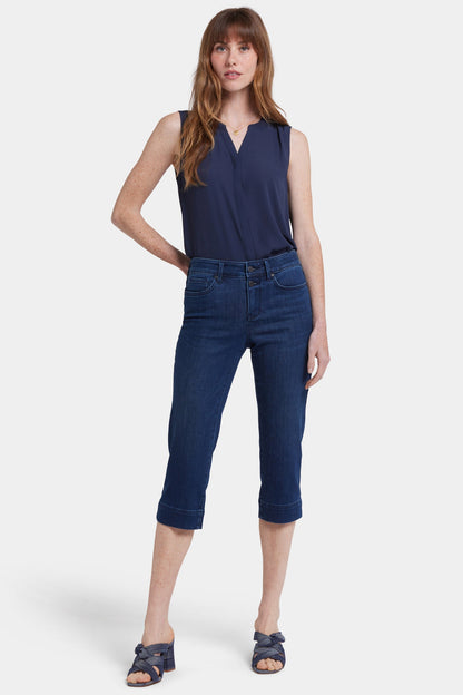 Marilyn Straight Crop Jeans - Ibiza Blues