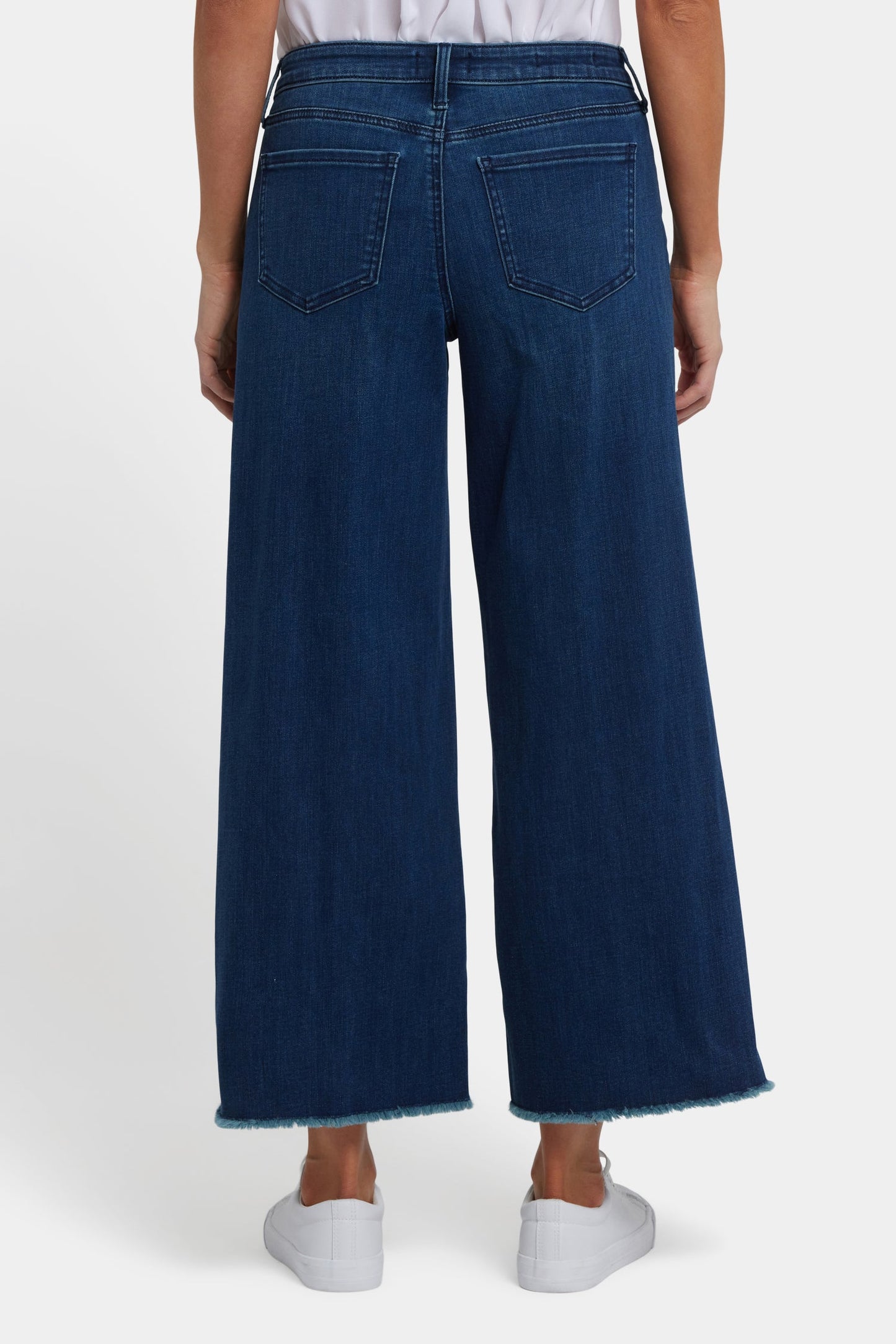 Teresa Wide Leg Ankle Jeans - Ibiza Blues