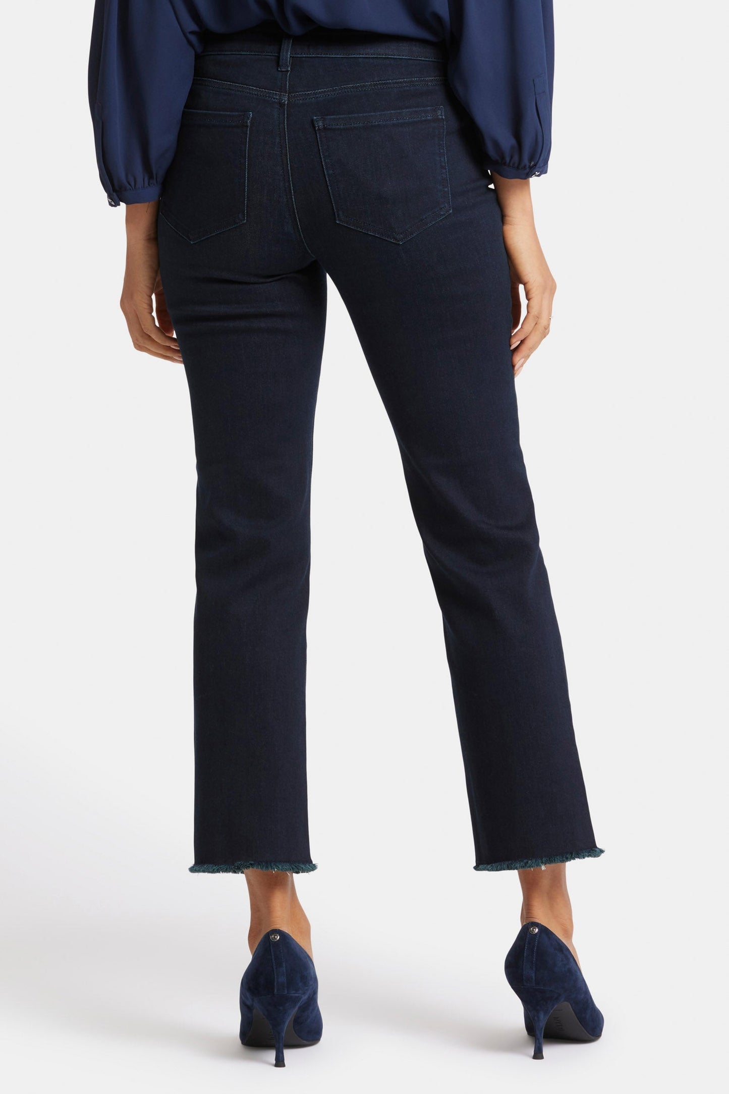 Marilyn Straight Ankle Jeans - Midnight Falls