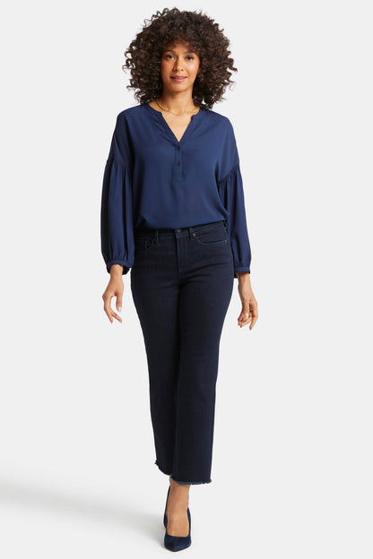 Marilyn Straight Ankle Jeans - Midnight Falls