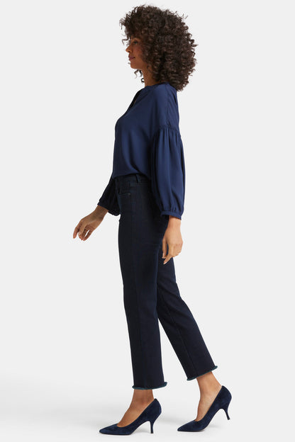 Marilyn Straight Ankle Jeans - Midnight Falls