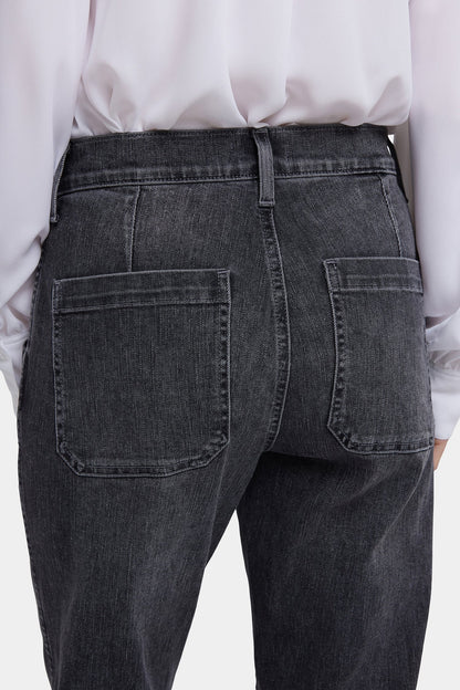 Brooke Loose Straight Jeans - Vintage Noir