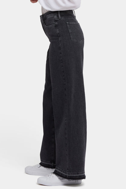 Teresa Wide Leg Jeans - Slate Stone
