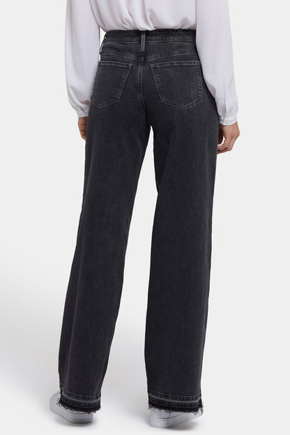 Teresa Wide Leg Jeans - Slate Stone