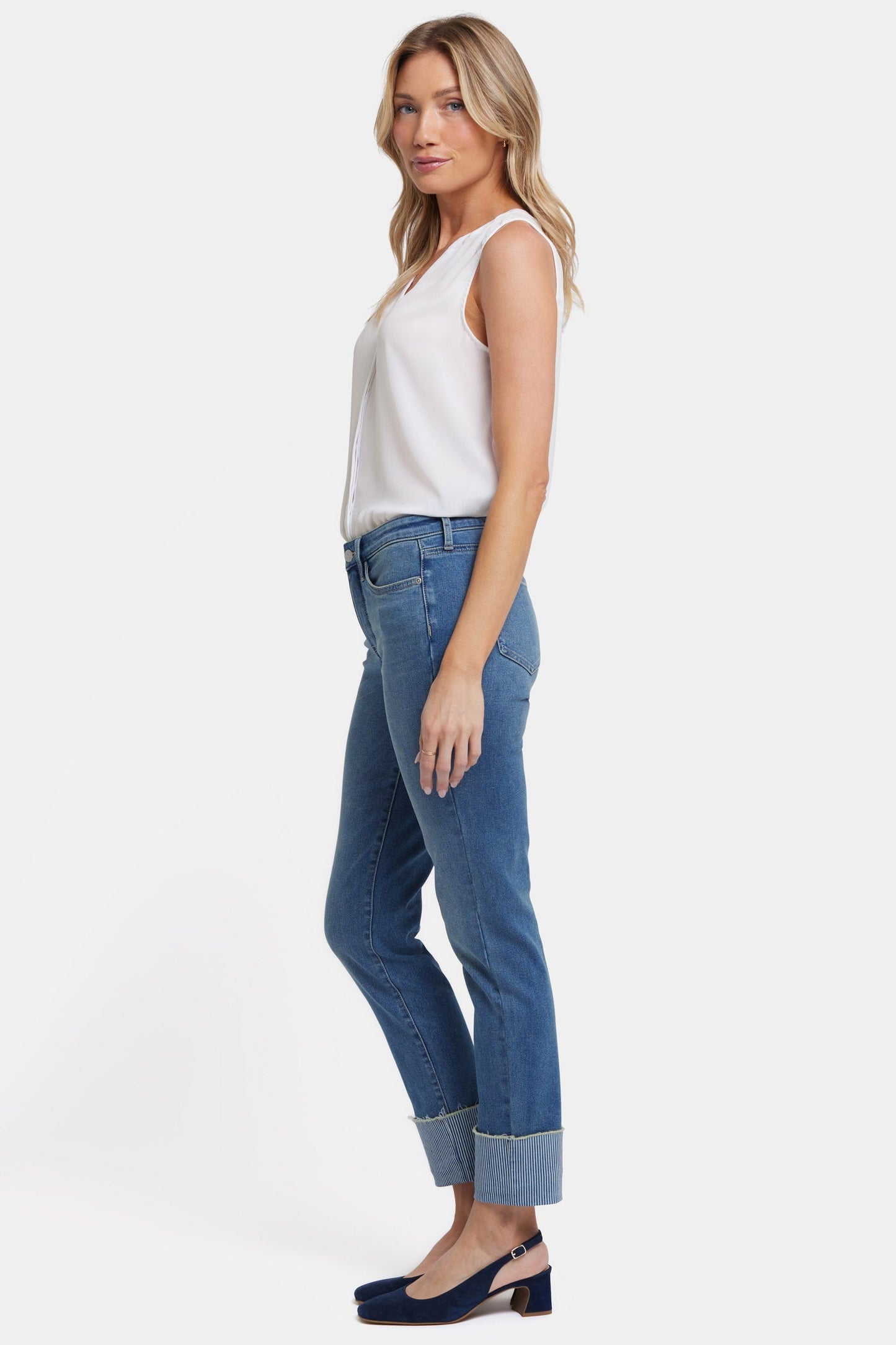 Sheri Slim Ankle Jeans - Costa Brava