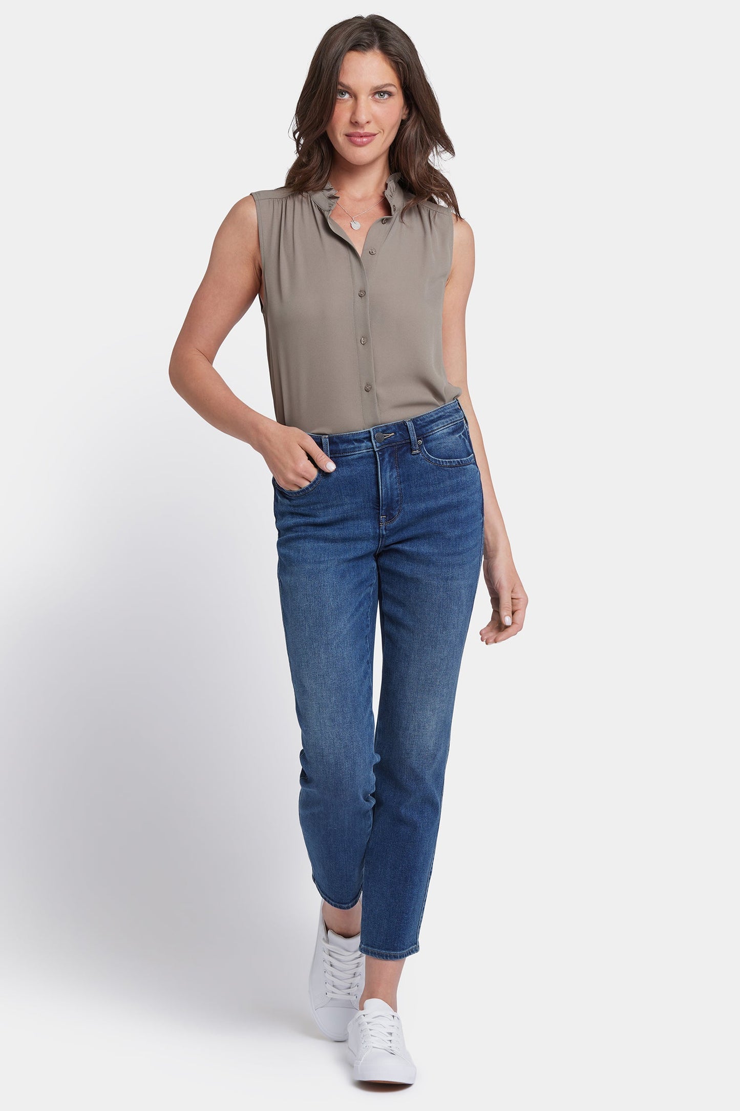 Stella Tapered Ankle Jeans - Rio Rapids