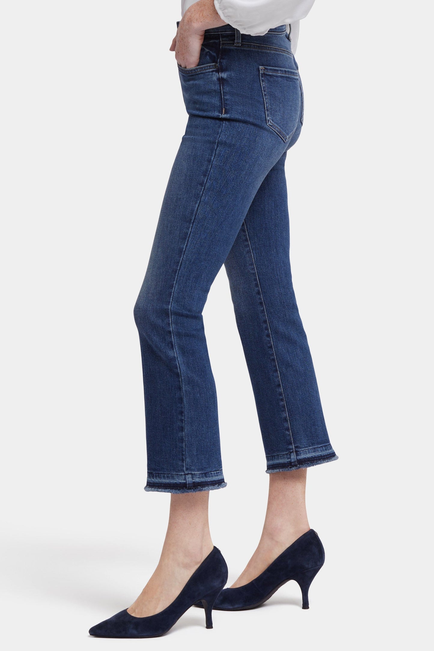 Billie Mini Bootcut Ankle Jeans - Rioja Springs
