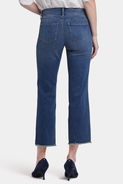 Marilyn Straight Ankle Jeans - Valencia Surf