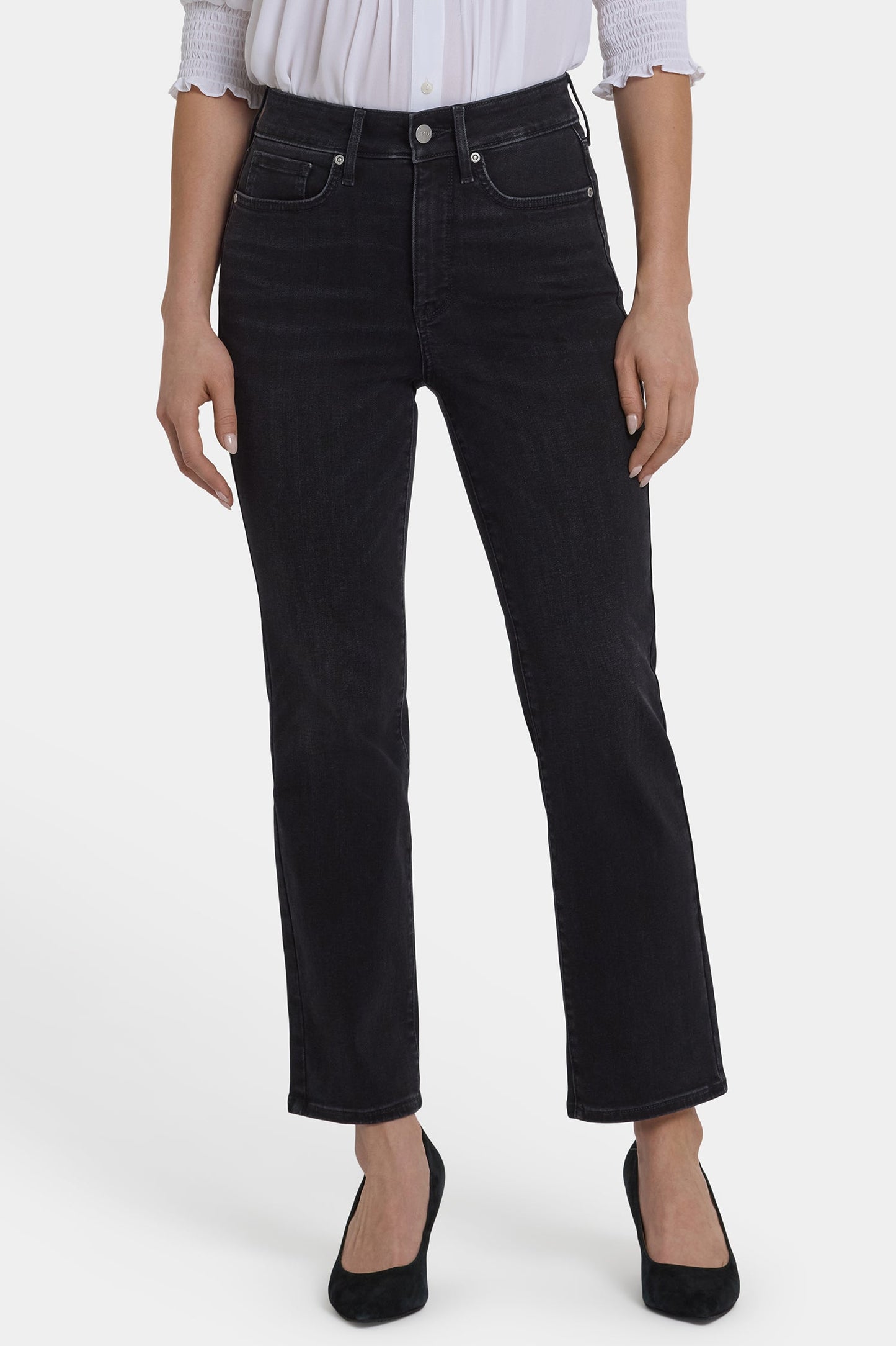 Marilyn Straight Ankle Jeans - French Nightfall