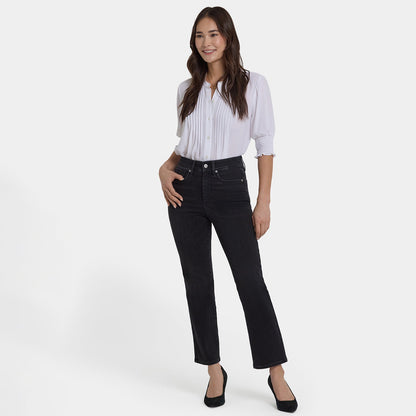 Marilyn Straight Ankle Jeans - French Nightfall