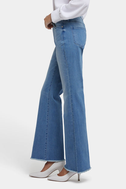 Ava Flared Jeans - Vendome Water
