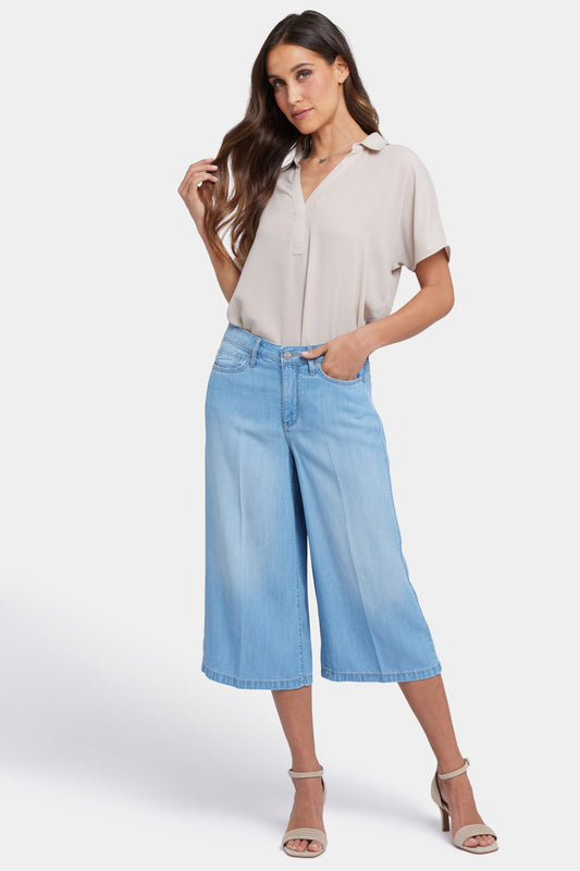 Amelia Denim Culottes - Canary Beach