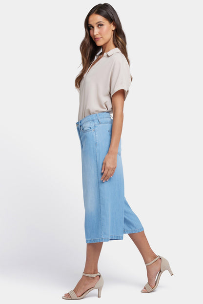 Amelia Denim Culottes - Canary Beach