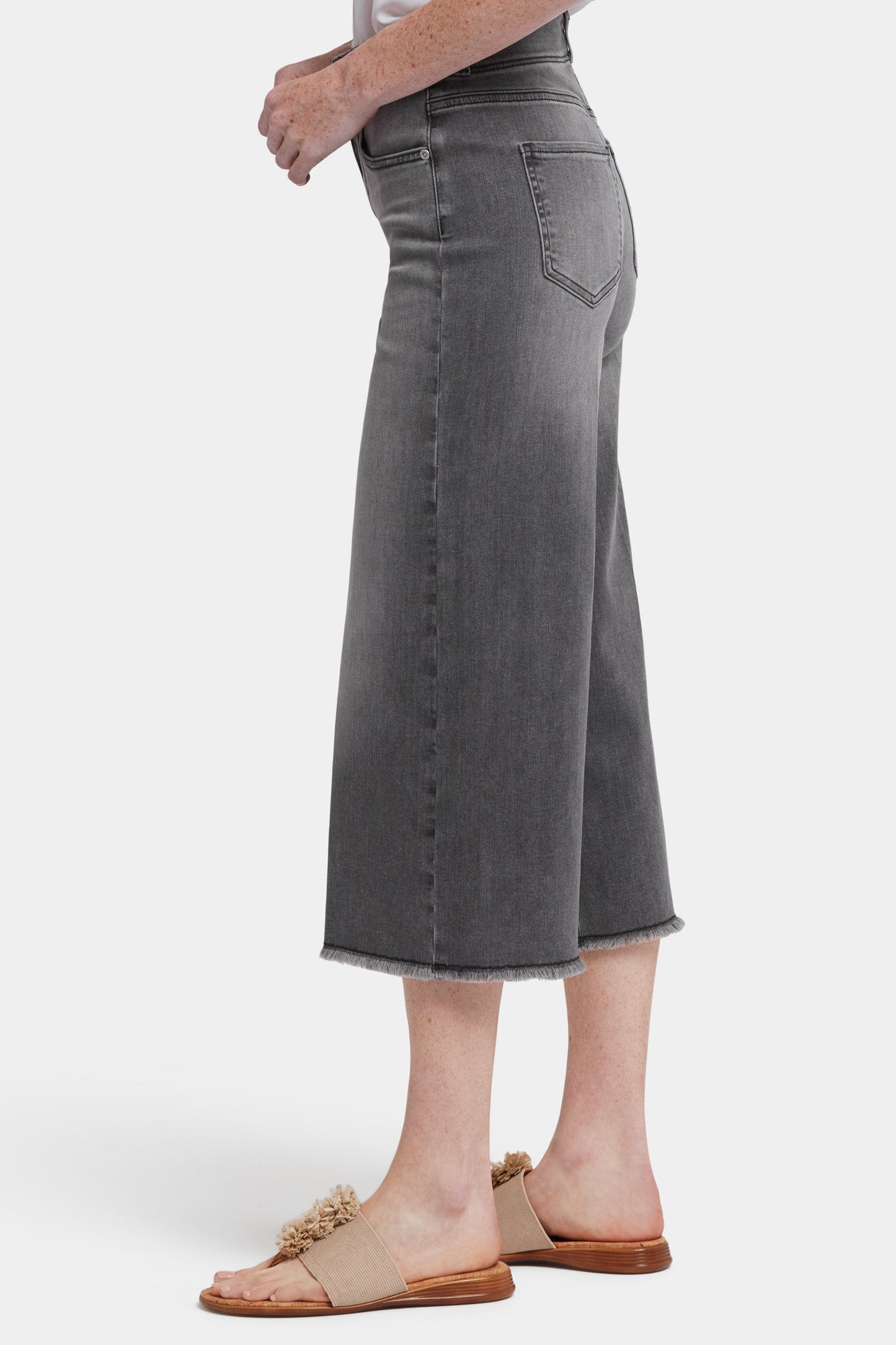 Brigitte Wide Leg Capri Jeans - Frontera Bluffs