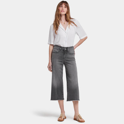 Brigitte Wide Leg Capri Jeans - Frontera Bluffs